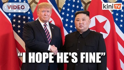 'I hope he's fine' - Trump on Kim Jong Un