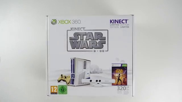 Xbox 360 Star Wars Limited Edition Console Unboxing (Kinect Sensor)