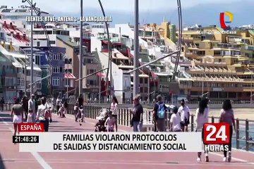España: durante el primer día de salida de niños las personas no respetaron el distanciamiento