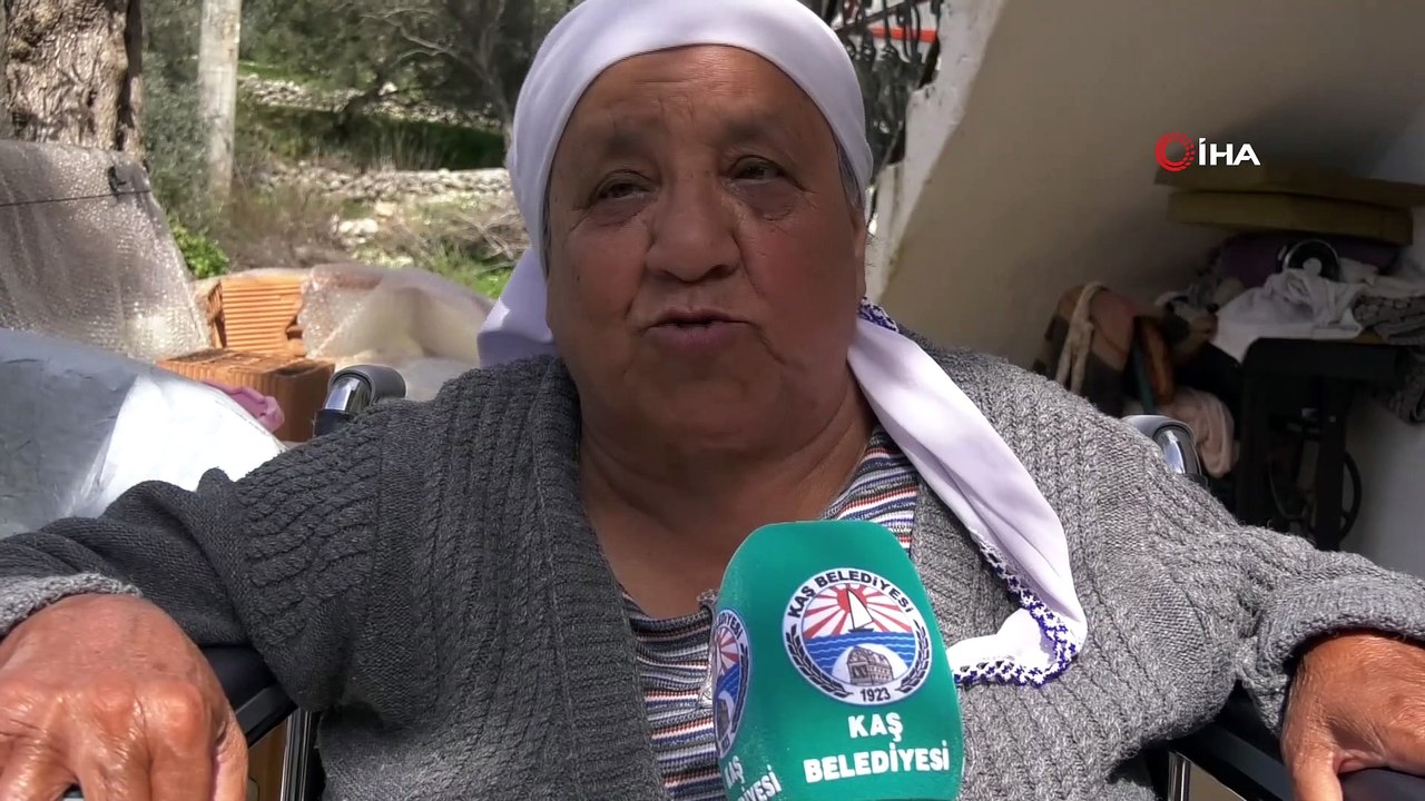 Huriye teyzenin tekerlekli sandalye hayali gerçek oldu