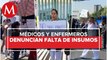 Protestas en hospitales de la CdMx por falta de insumos contra el covid-19