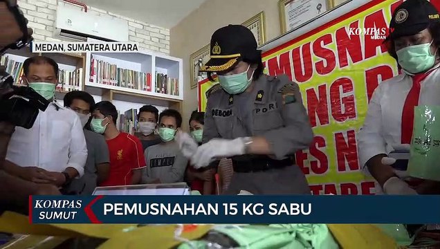 Pemusnahan Barang Bukti Sabu Dan Pil Ekstasi