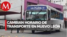 Adelantan una hora el horario vespertino del transporte público