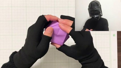 #StayHome with Vader | ORIGAMI - Paper Ball -