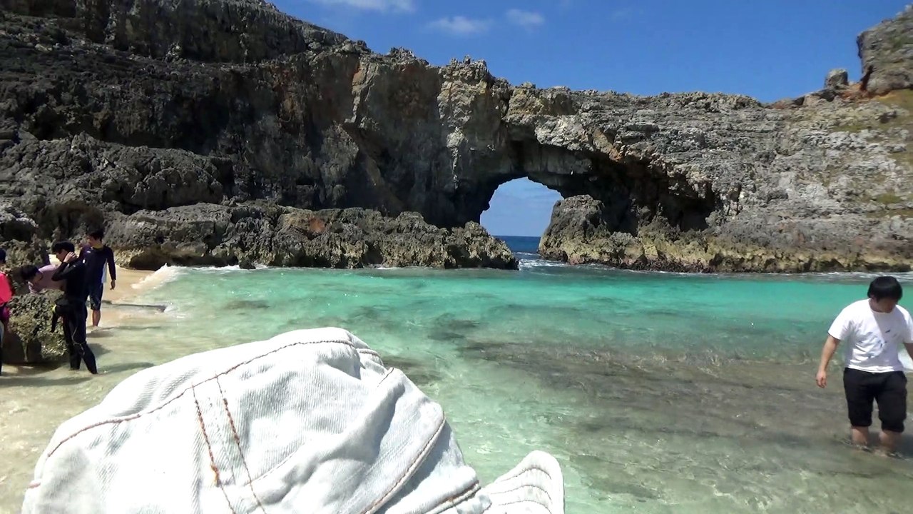 Beautiful beach in Minami-shima, bonin islands.