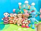 PINKY PONK and IN THE NIGHT GARDEN Tombliboos Bush House Toys Soft Playset