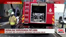 Doğal gaz borusunda patlama
