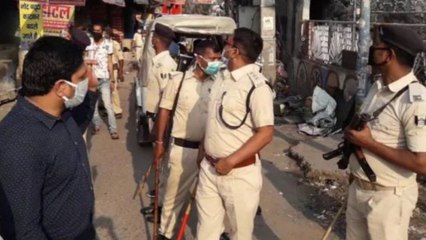 Patna student protest amid COVID-19 lockdown