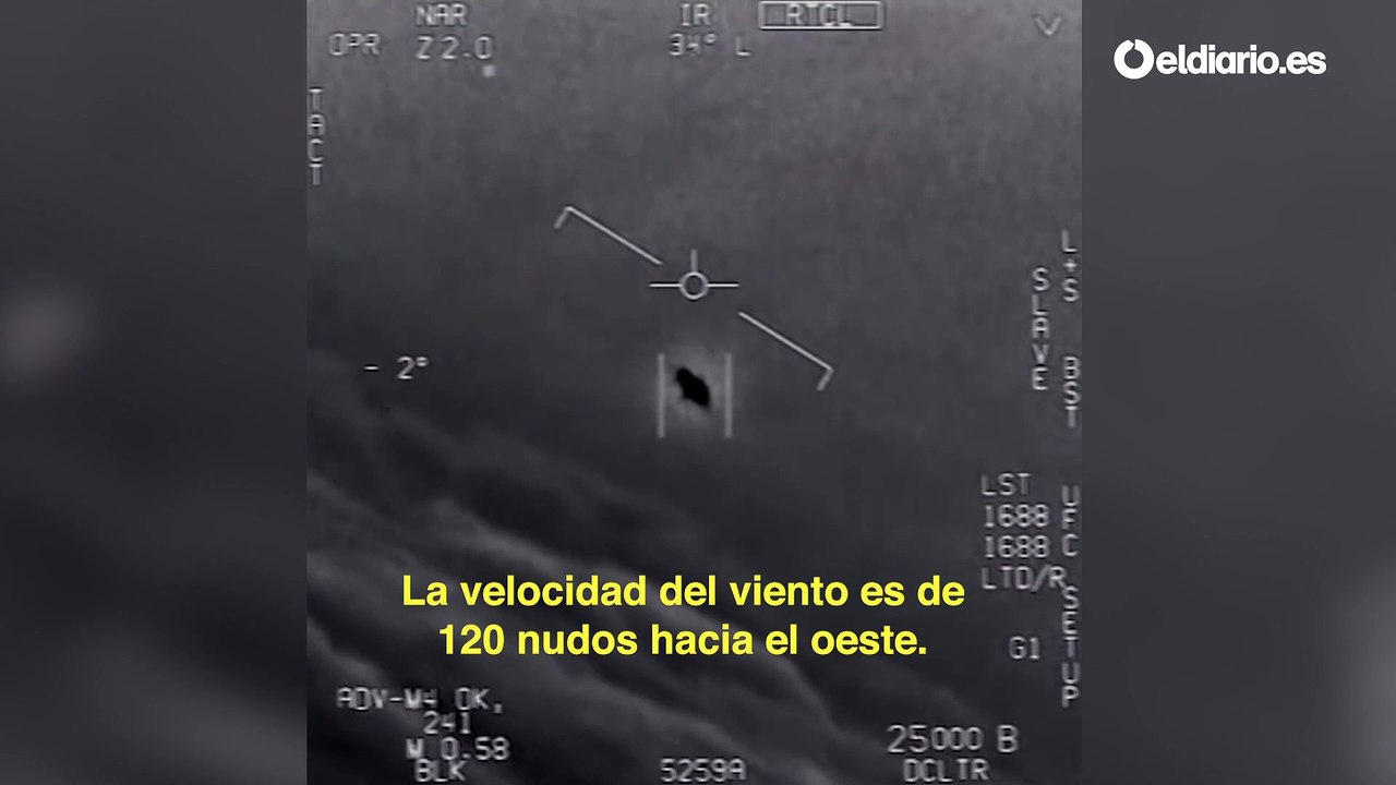 El Pentágono desclasifica tres vídeos de avistamientos de ovnis por sus pilotos