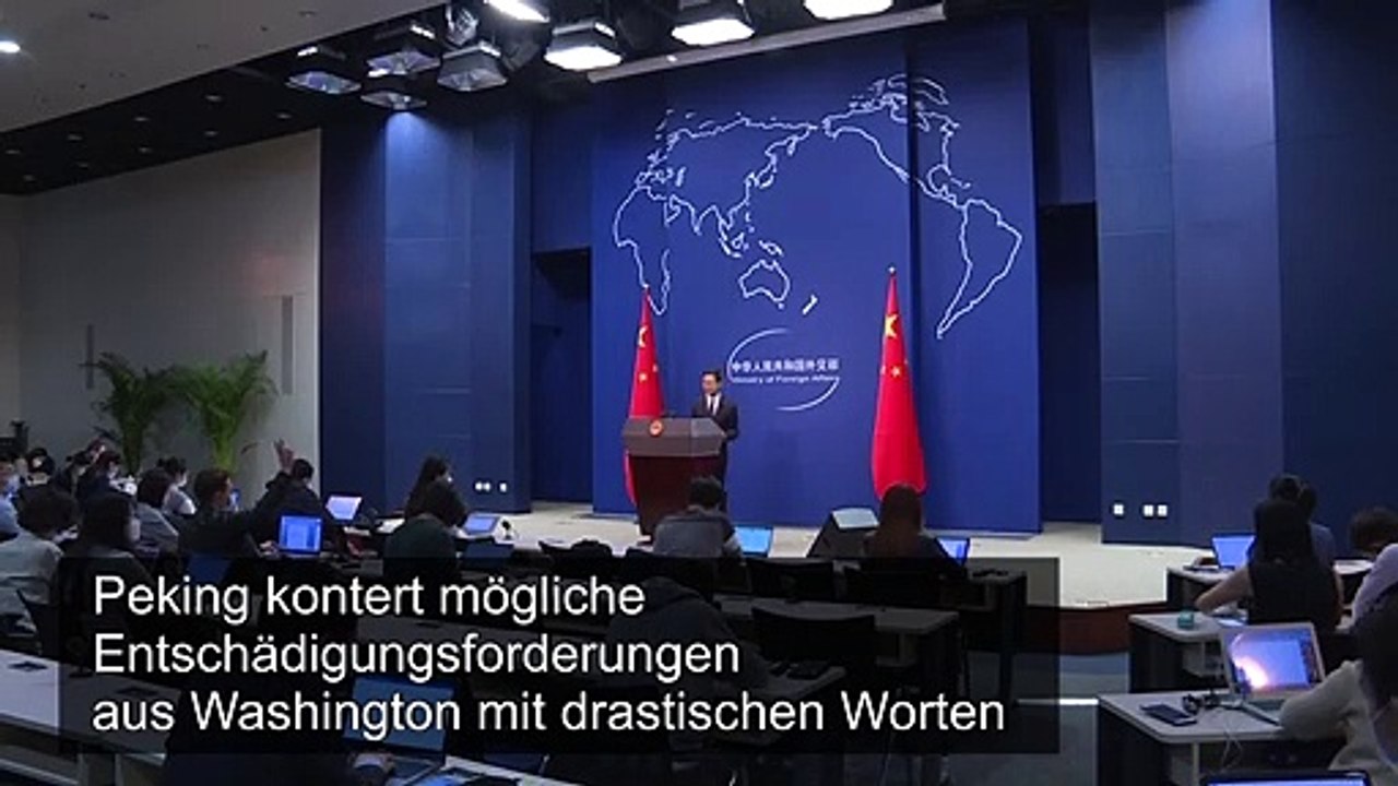 China wirft USA 'unverschämte Lügen' in Corona-Krise vor