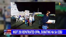 Higit 200 repatriated OFWs, dumating na sa Cebu