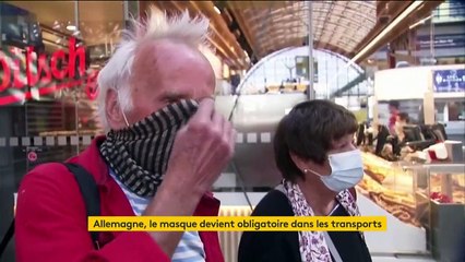 Allemagne : obligation de porter un masque dans les transports
