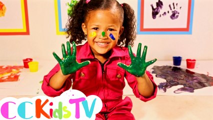 Colour Combination Song with LYRICS | Colour Mixing Song | How To Make New Colours | CC Kids Tv