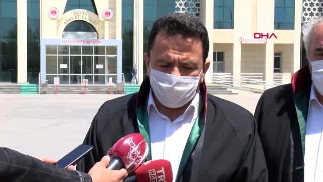 KONYA KADİR ŞEKER'İN AVUKATI VE BARO BAŞKANI ALADAĞ'DAN ADLİYE ÖNÜNDE AÇIKLAMA