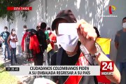 Colombianos piden ayuda a su embajada para regresar a su país