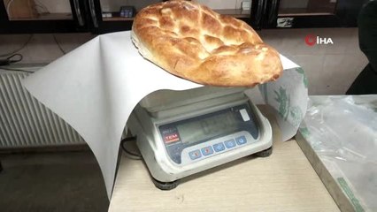 Erzurum'da zabıta fırınları denetledi