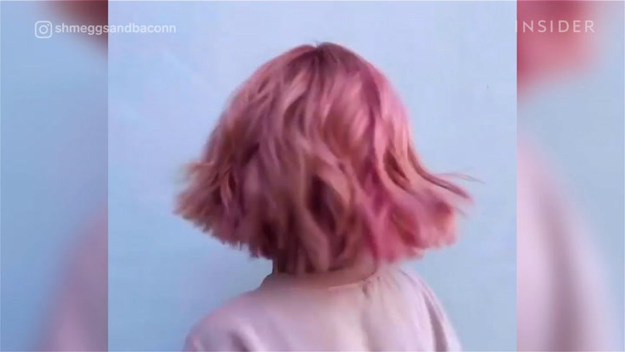 'Color-melt' hair dye technique creates a seamless blend of colors
