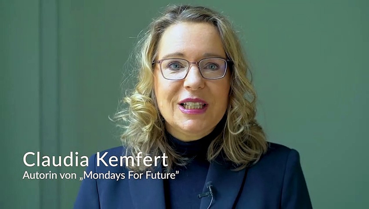 Claudia Kemfert über ihr Buch "Mondays for Future" (Murmann Verlag)