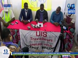 RTG / Covid-19 - Confinement du Grand Libreville - La société civile fait des propositions