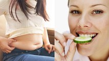 Summer में ऐसे खाएं खीरा, तुरंत घटेगा Belly Fat | Cucumber Benefits For Weight Loss | Boldsky