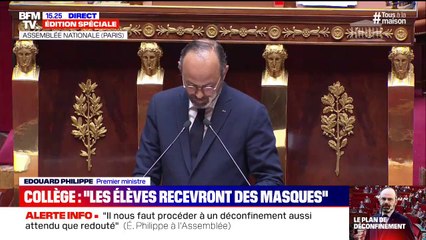 Edouard Philippe: "Nous prévoiront des dispositifs de contrôles" des personnes isolées