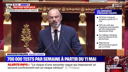 Édouard Philippe prévient que "si les indicateurs ne sont pas au rendez-vous, nous ne déconfinerons pas le 11 mai"
