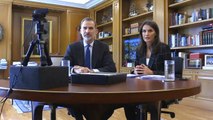 Los Reyes se reúnen por videoconferencia con Museo del Prado