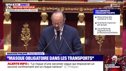 "La saison ne football ne pourra pas reprendre": Edouard Philippe annonce que les grandes manifestations sportives et culturelles ne pourront se tenir avant le mois de septembre"