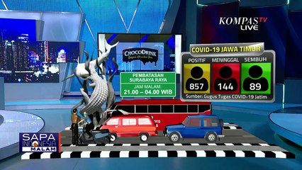 Hari Pertama PSBB, Perbatasan Surabaya Macet Parah