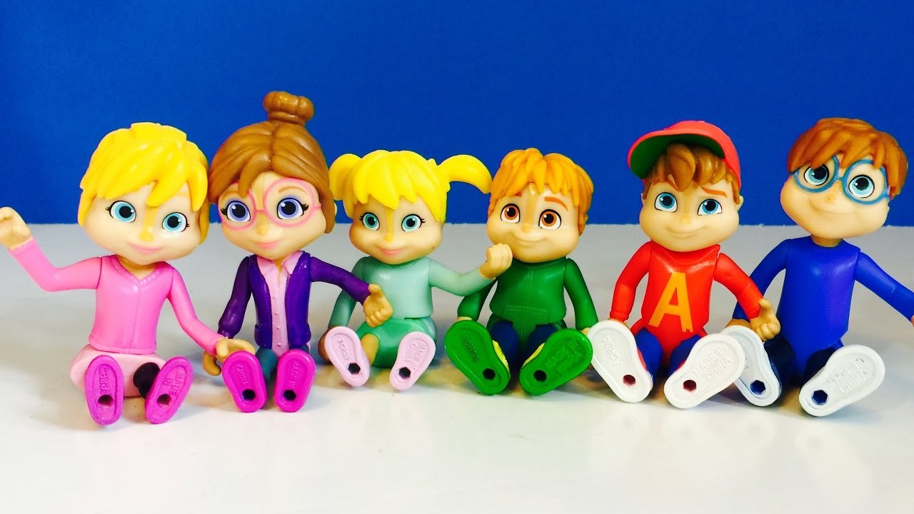 Alvin and the CHIPMUNKS and CHIPETTES Toy Figure Unboxing Opening