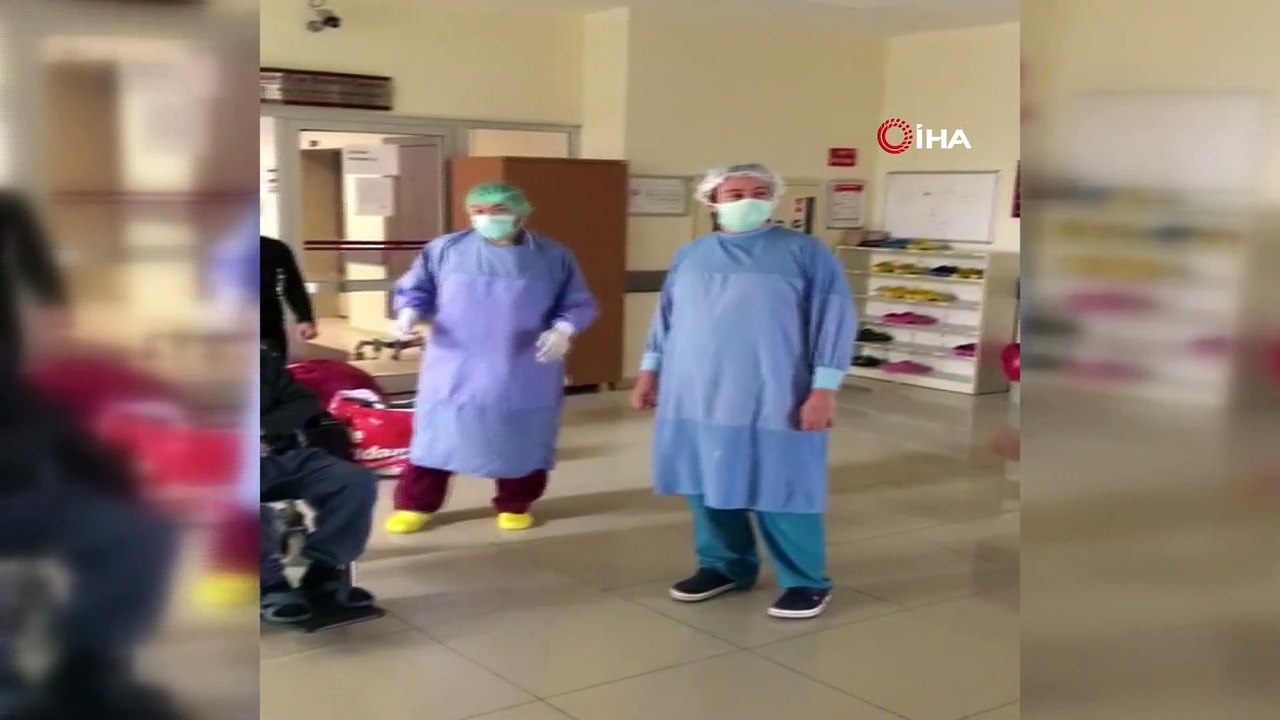 65 yaşındaki hastanın Koronavirüsten kurtuluş sevinci