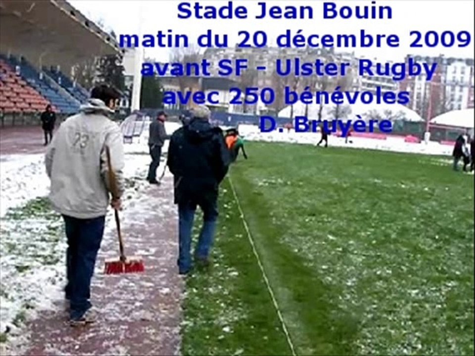 20 décembre 2009 - Stade vs Ulster, la préparation de Jean Bouin