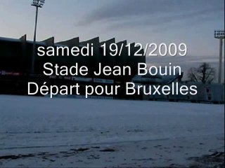 19 décembre 2009 - Stade vs Ulster, le départ vers Bruxelles