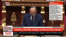 «tous les commerces, sauf les cafés et restaurants, pourront ouvrir à compter du 11 mai [...] chacun d entre eux devra respecter un cahier des charges strict», déclare edouard philippe