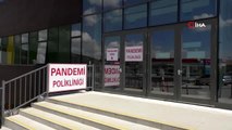 Yozgat'ta korona virüsü yenen hasta alkışlarla taburcu oldu