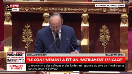 Déconfinement : les points forts de l'allocution d'Edouard Philippe