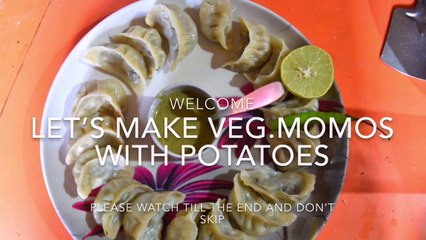How To Cook Potato Momos (Dumplings) In 5 Minutes in HINDI