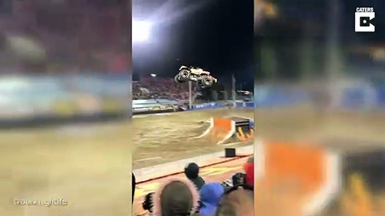 Ce Monster Truck ne va pas résister à ce saut impressionnant