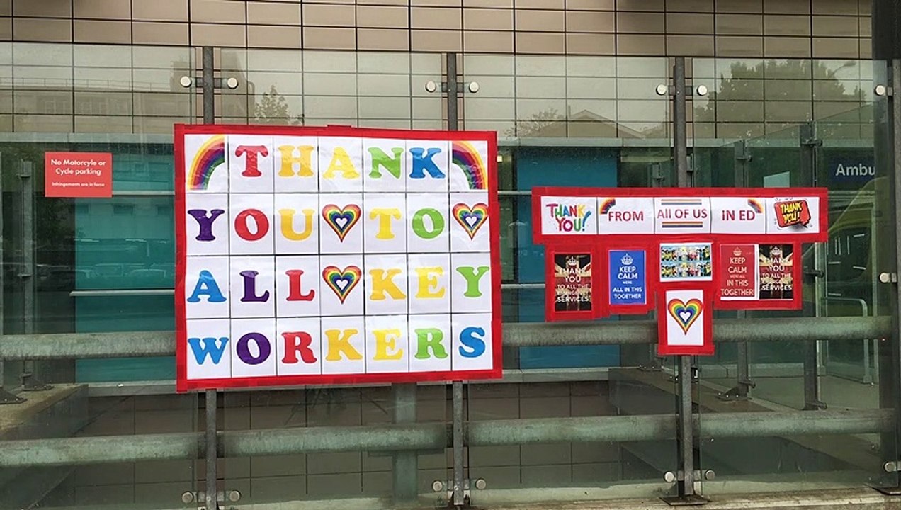A Minute's Silence for Key Workers