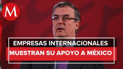 Marcelo Ebrard da a conocer empresas que han donado insumos médicos a México
