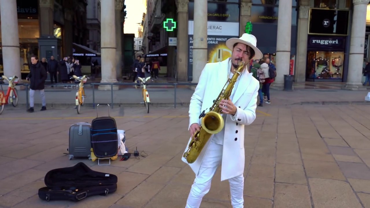 The Best Saxophone Songs FIREWORK Katy Perry STREET SAX PERFORMANCE