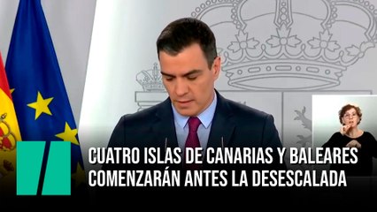 Cuatro islas de Canarias y Baleares comenzarán antes la desescalada
