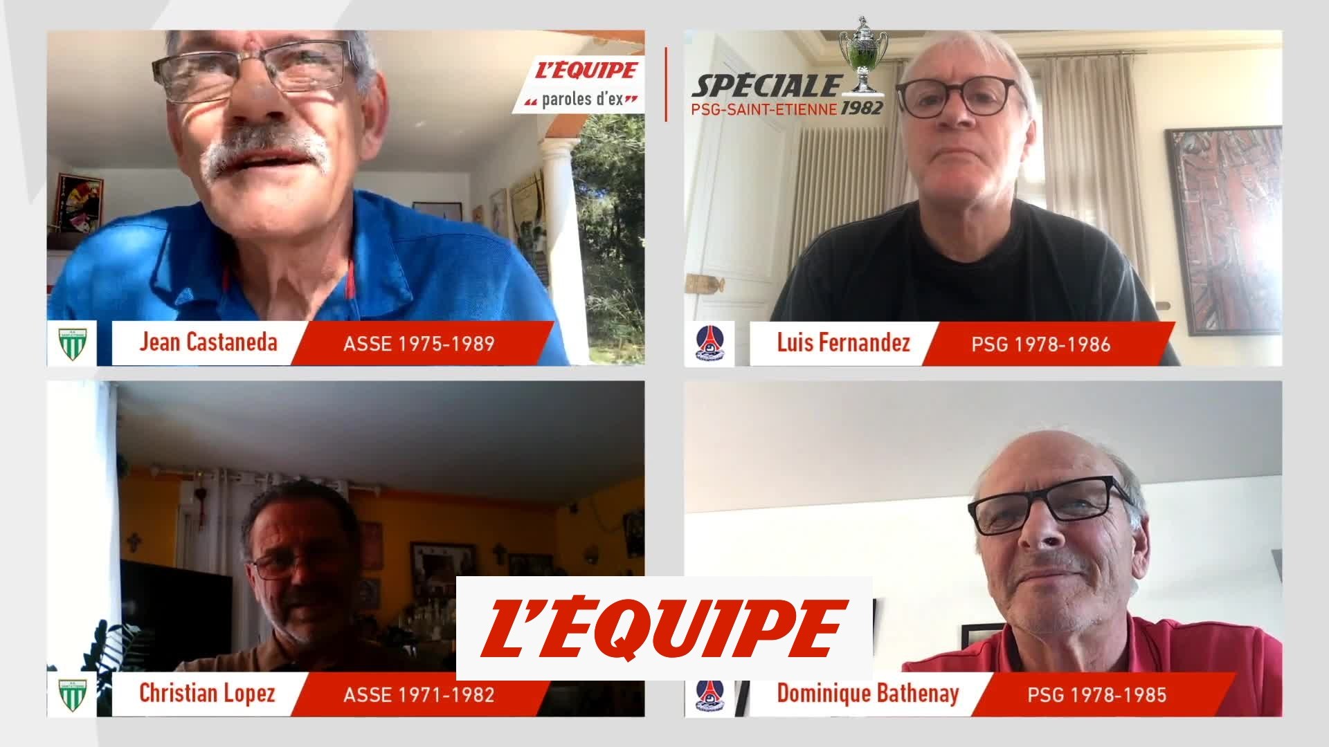 Réplique Une De L'Équipe - Paris-Folie PSG Vs ASSE Finale Coupe De France 1982