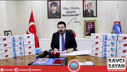 AKP'li Ağrı Belediye Başkanı Sayan ABD'li yıldızlara maske göndereceklerini açıkladı