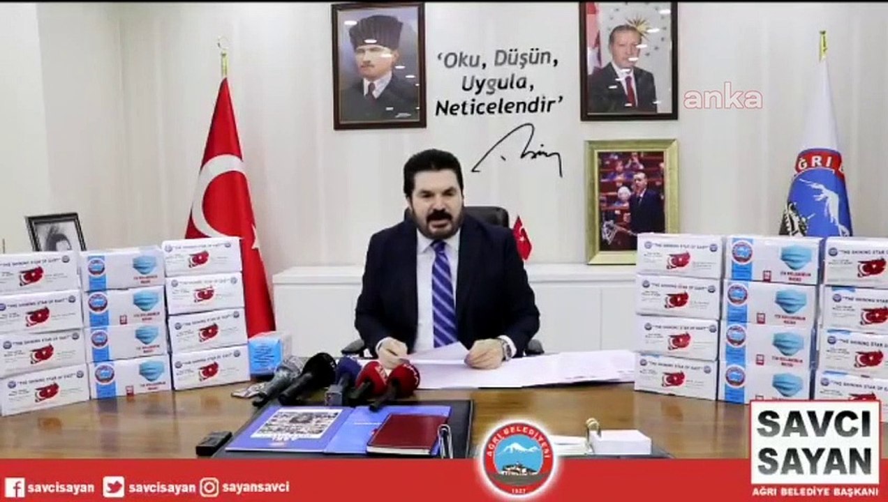 AKP'li Ağrı Belediye Başkanı Savcı Sayan, 'Trump'a ve Hollywood yıldızlarına maske gönderiyor': Milyonlarca lira parası olan ancak...