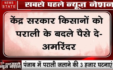 Punjab: पराली जलाने पर कैप्टन अमरिंदर सिंह का बयान, कहा किसानों से केंद्र सरकार खरीदे पराली