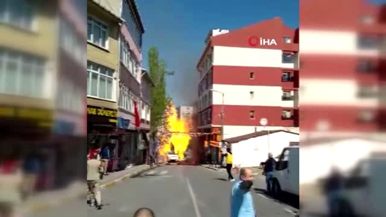 Beylikdüzü Gürpınar'da doğal gaz patlaması
