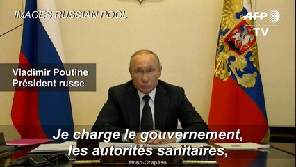 La Russie envisage une levée progressive du confinement à partir du 12 mai annonce Poutine