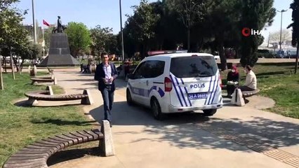 Sosyal mesafe ve maske denetiminde ilginç diyalog: "Hapşırdığım için çıkarttım"