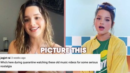 Annie LeBlanc Reacts to YouTube Comments on Her Music Videos
